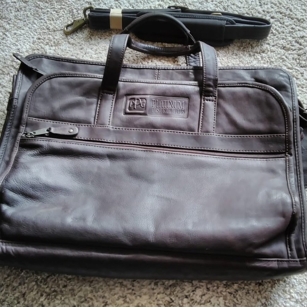 Leather Briefcase-Almost New
